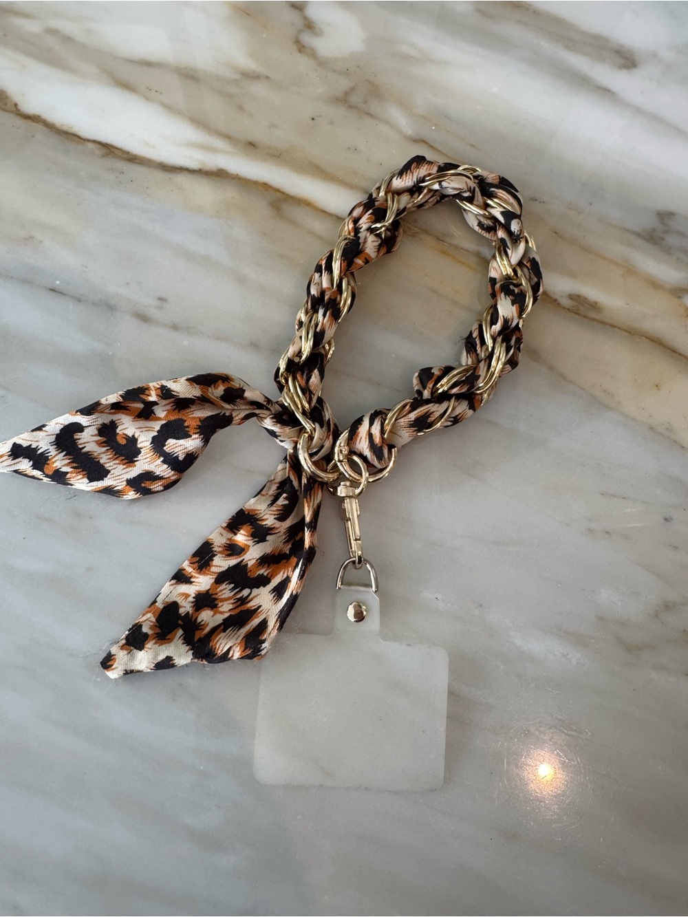 Miami Chains & Co. Oh Lala Leopard Phone Wristlet